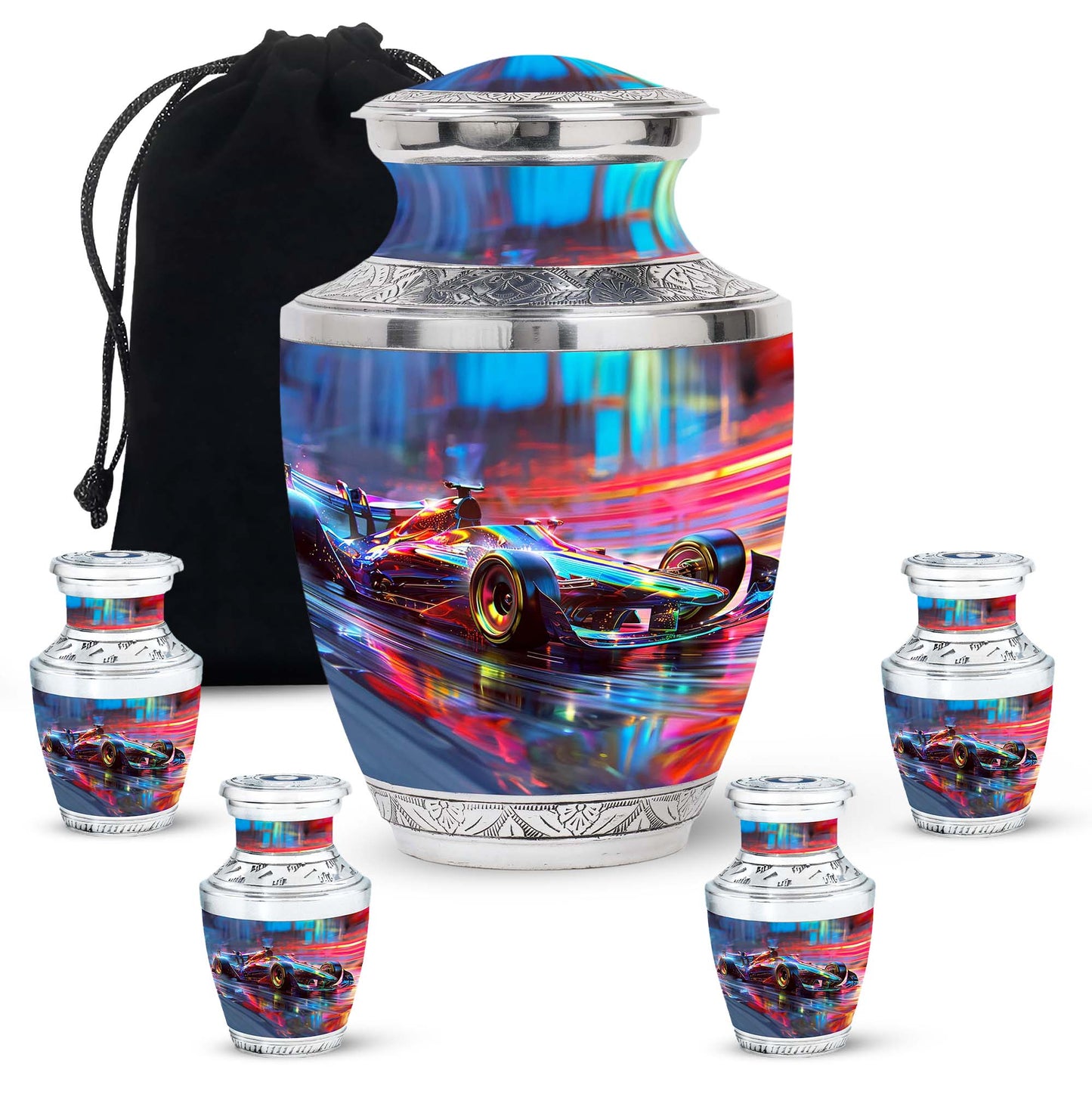 Personalized Car Cremation Urn for Men and Women - 10-inch, 200 cu in - Yatskia