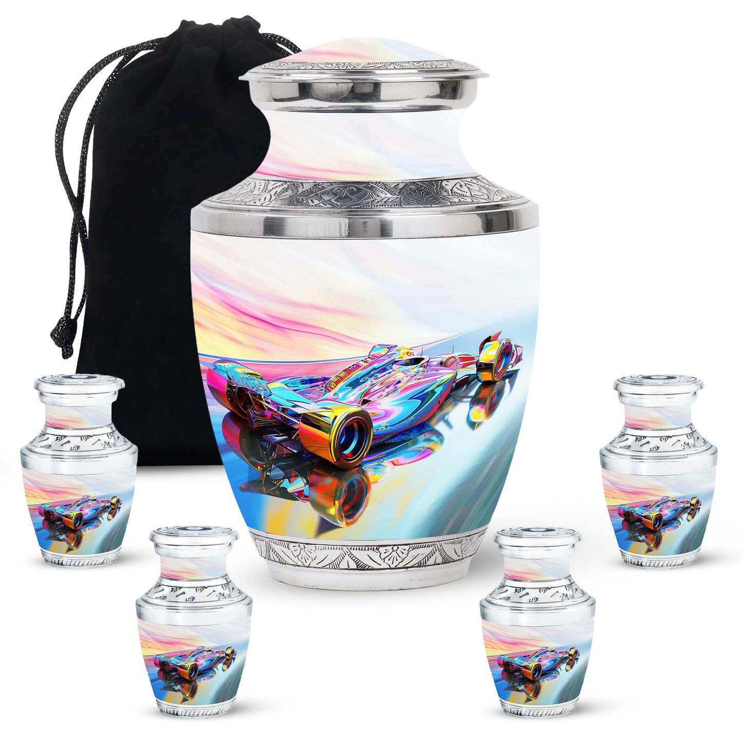 Personalized Car Cremation Urn for Adult - 10-inch, 200 cu in - Yatskia