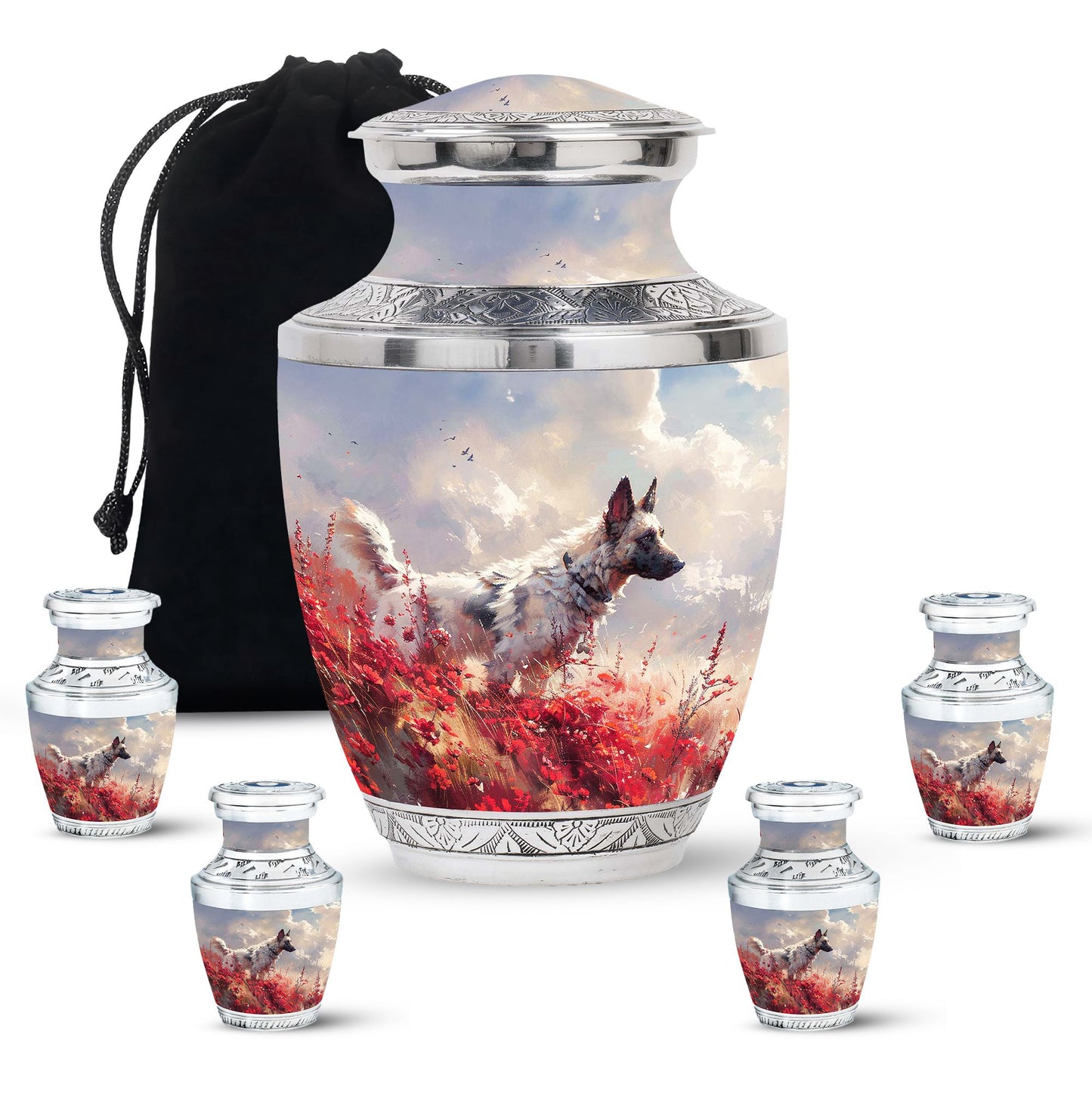 Personalized Dog Memorial Urn for Pet Ashes - Yatskia