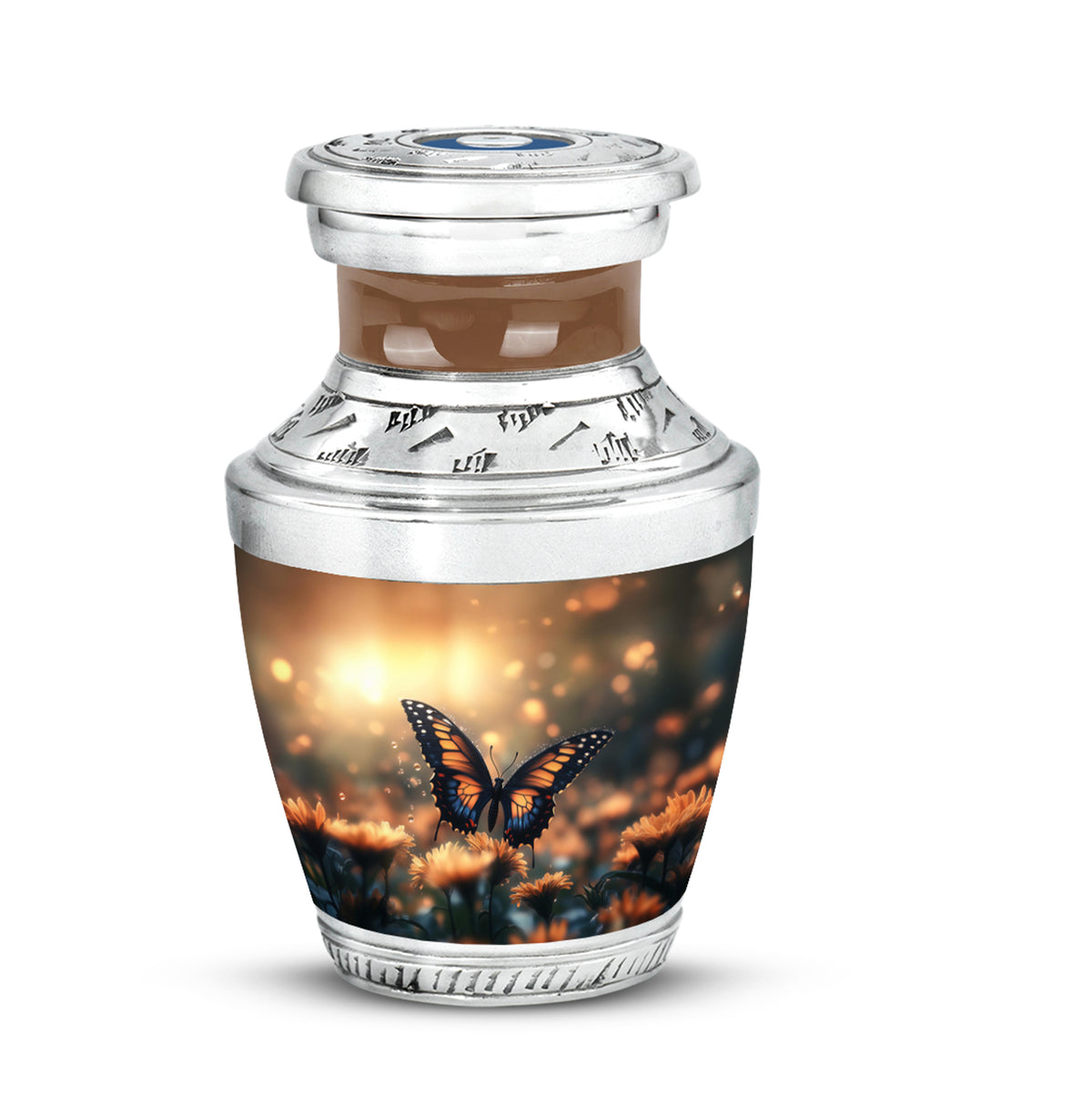Gold Butterfly Sentinel Cremation Urns for Human Ashes - Yatskia