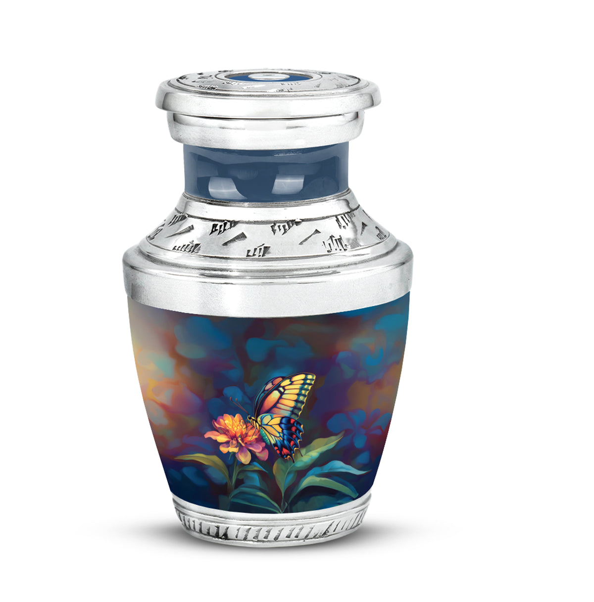 Everlasting Black Butterfly Dedication Urn for Human Ashes - Yatskia