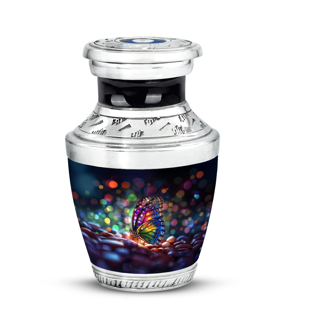 Personalized Blue Butterfly Cremation Urns for Ashes - Enchanting - Yatskia