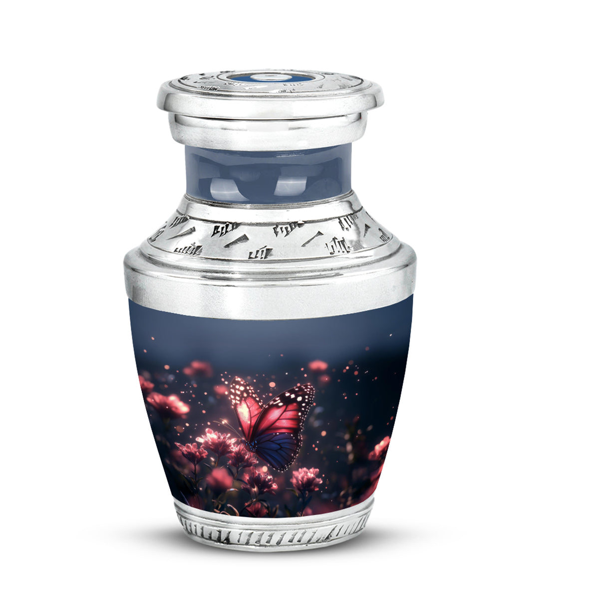 Sublime Butterfly Cremation Urns for Human Ashes - Blue - Yatskia