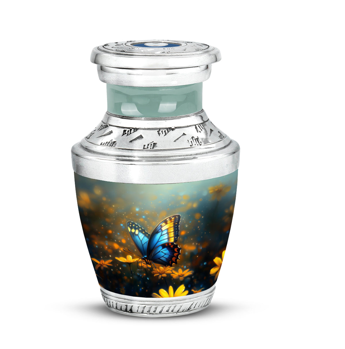 Sublime Butterfly Cremation Urns for Human Ashes - Gray - Yatskia