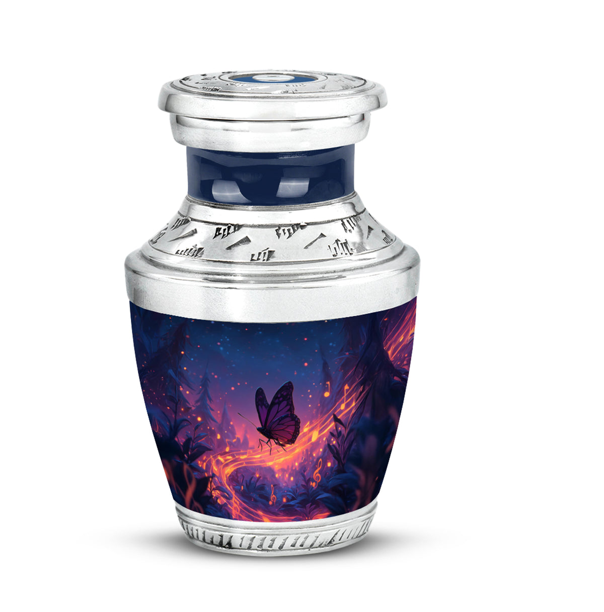 Harmonious Butterfly Cremation Urns for Human Ashes - Blue - Yatskia