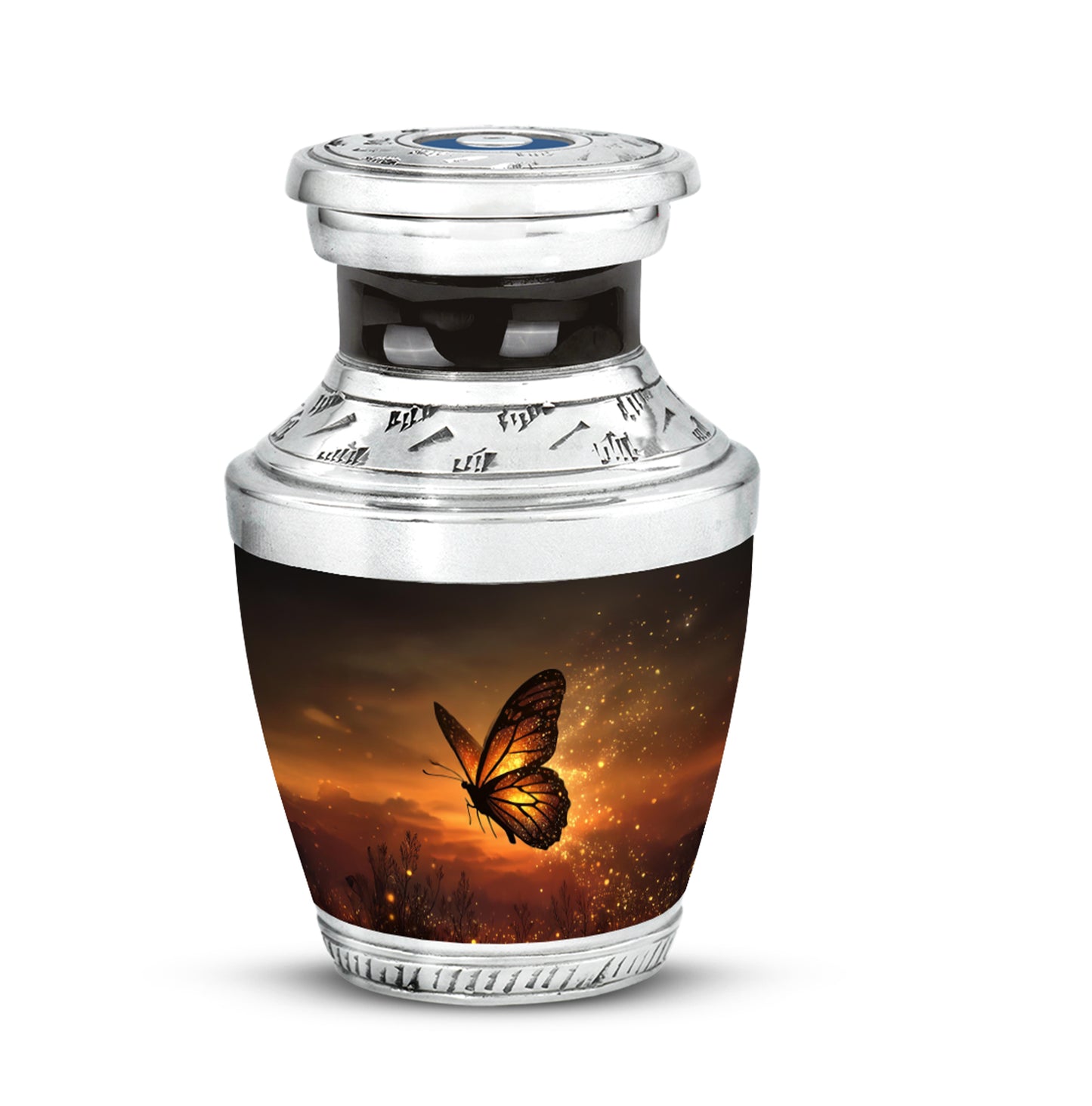 Dignified Gold Butterfly Cremation Urn for Ashes - Yatskia