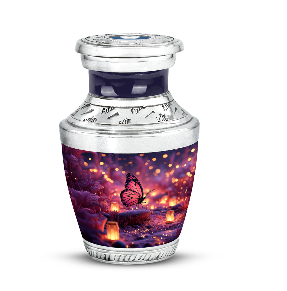 Divine Blue Butterfly Cremation Urn for Ashes - Yatskia