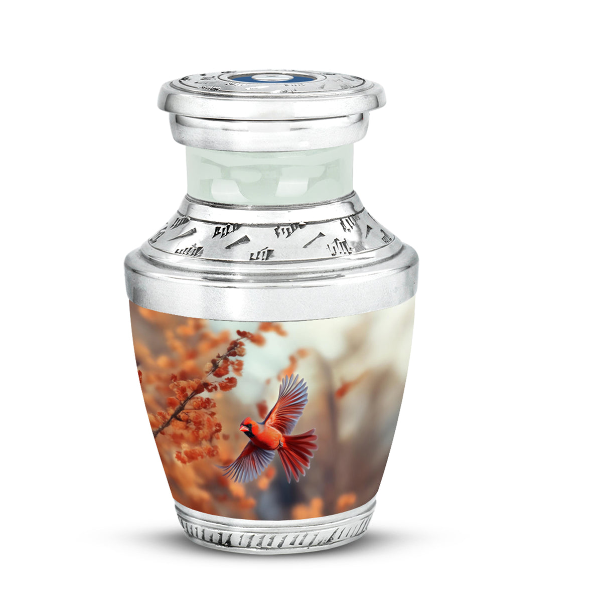 Distinguished Gold Cardinal Cremation Urn for Ashes - Yatskia