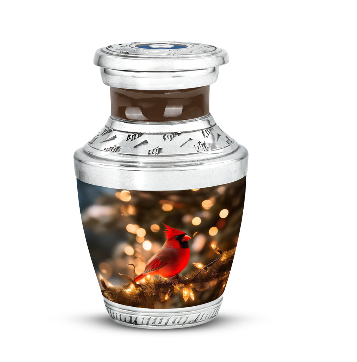 Distinguished Gold Cardinal Cremation Urn for Ashes - Yatskia