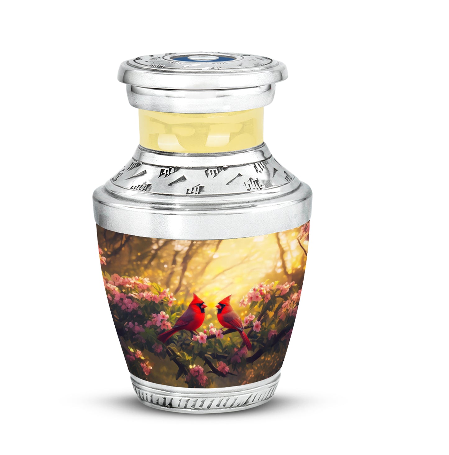 Gold Cardinal Cremation Urns - Enduring Devotion - Yatskia