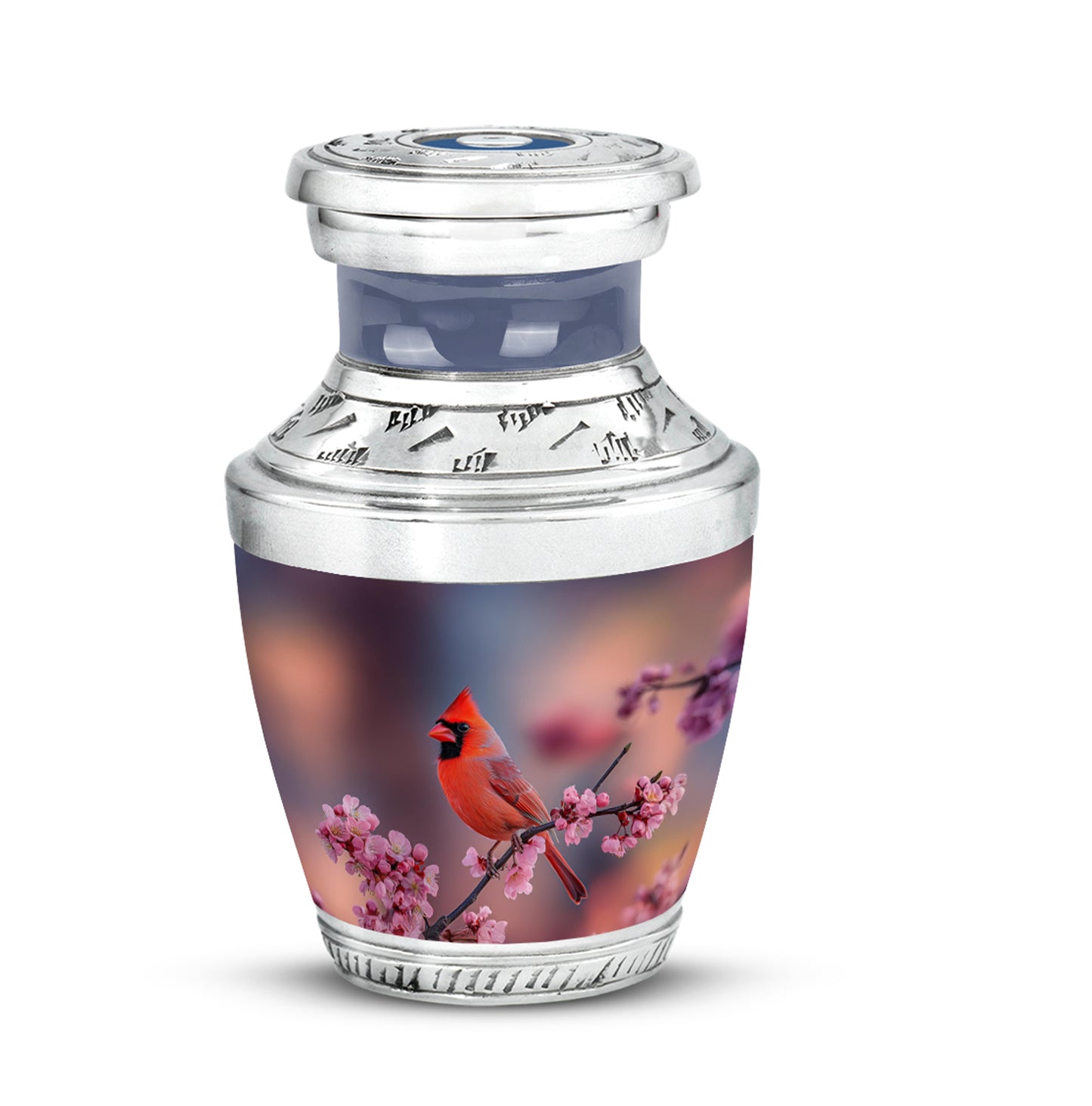 Personalized Pink Sovereign Cardinal Cremation Urns for Human Ashes - Yatskia