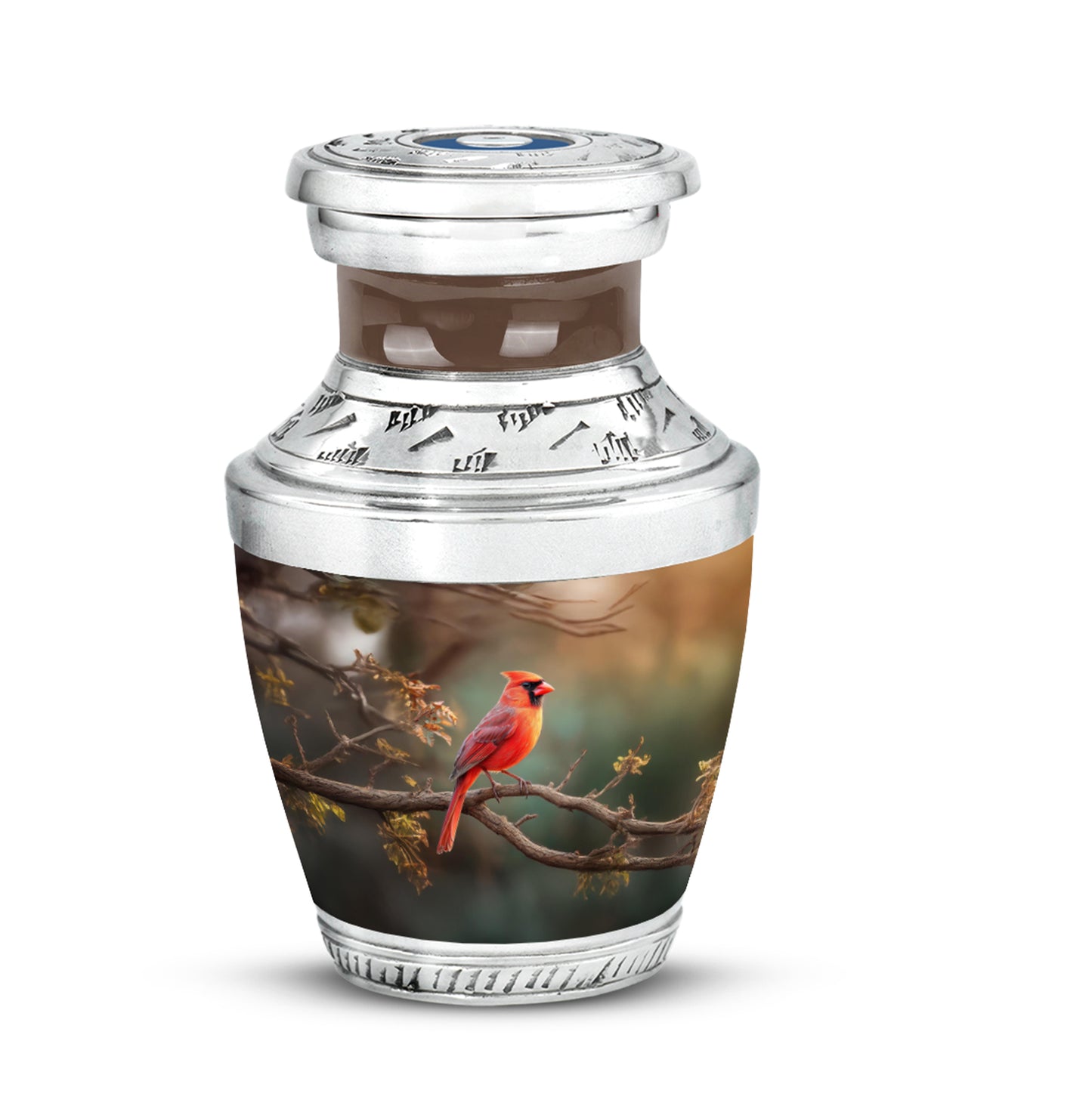 Personalized Green Sovereign Cardinal Cremation Urns for Human Ashes - Yatskia