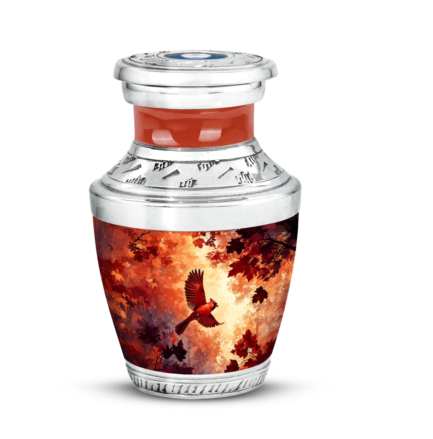 Hallowed Cardinal Cremation Urns for Human Ashes - Red - Yatskia