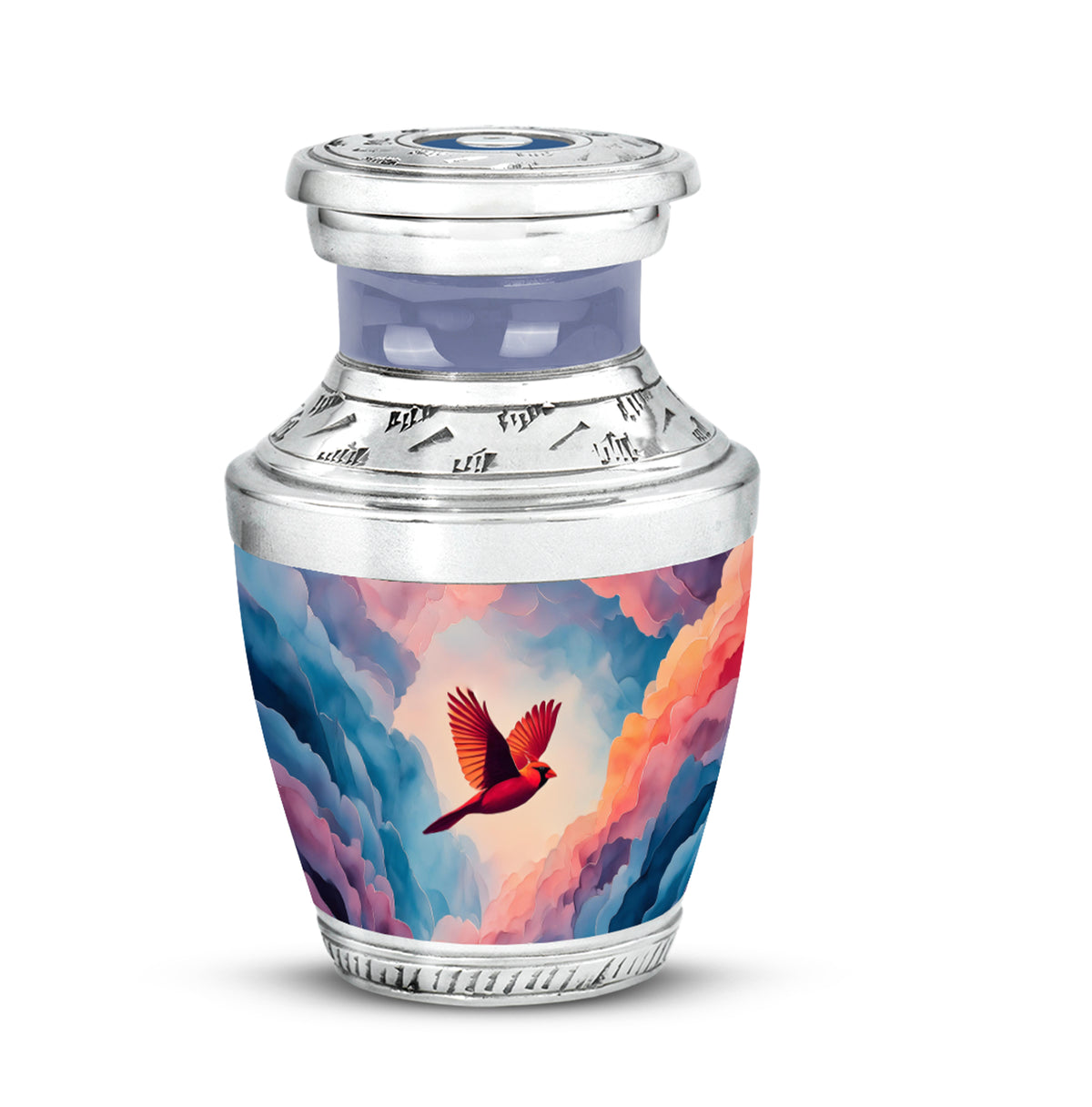 Blue Cardinal Cremation Urns - Enduring Farewell - Yatskia