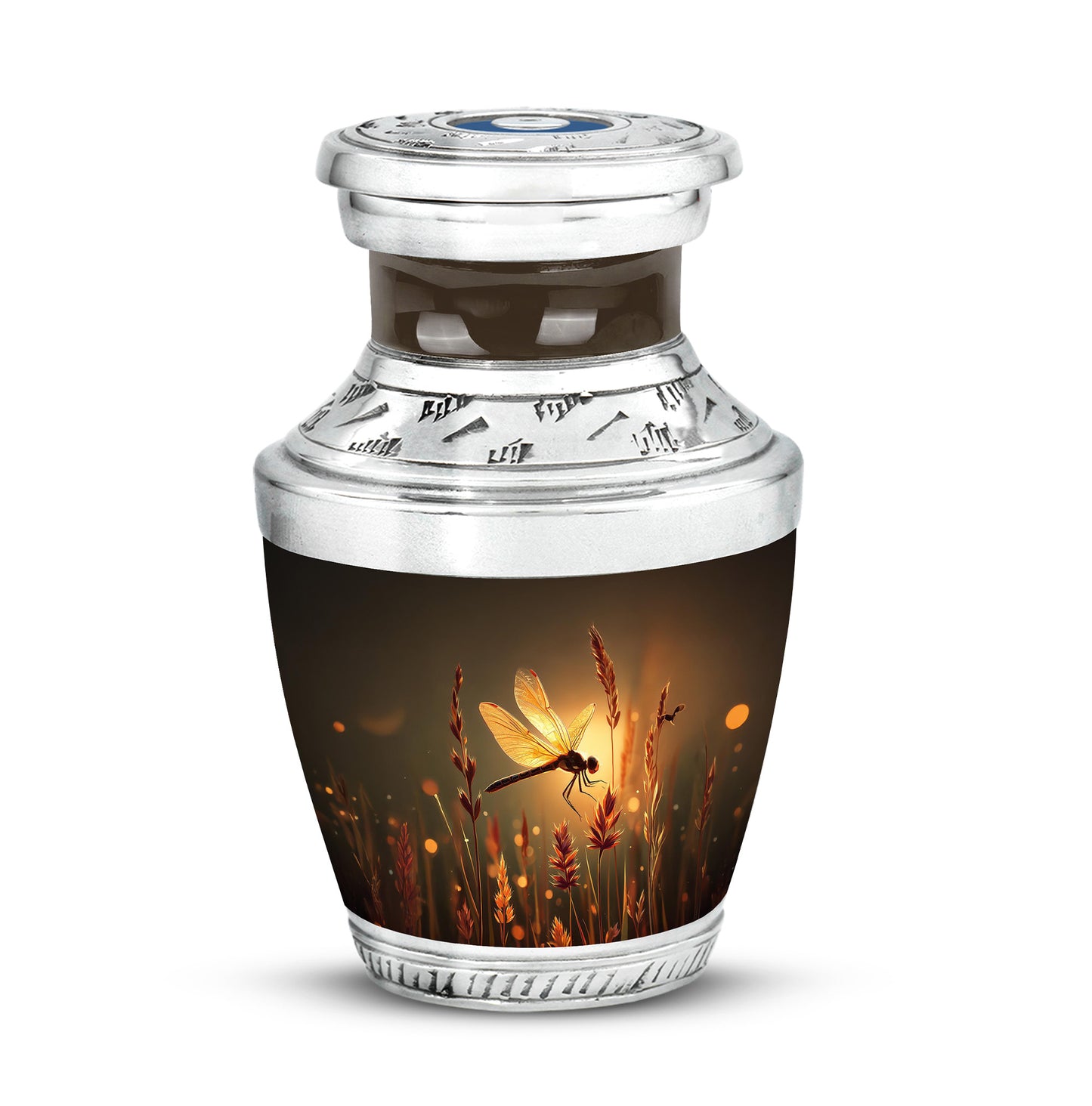 Personalized Gold Dragonfly Cremation Urns for Ashes - Captivating 10-inch - Yatskia