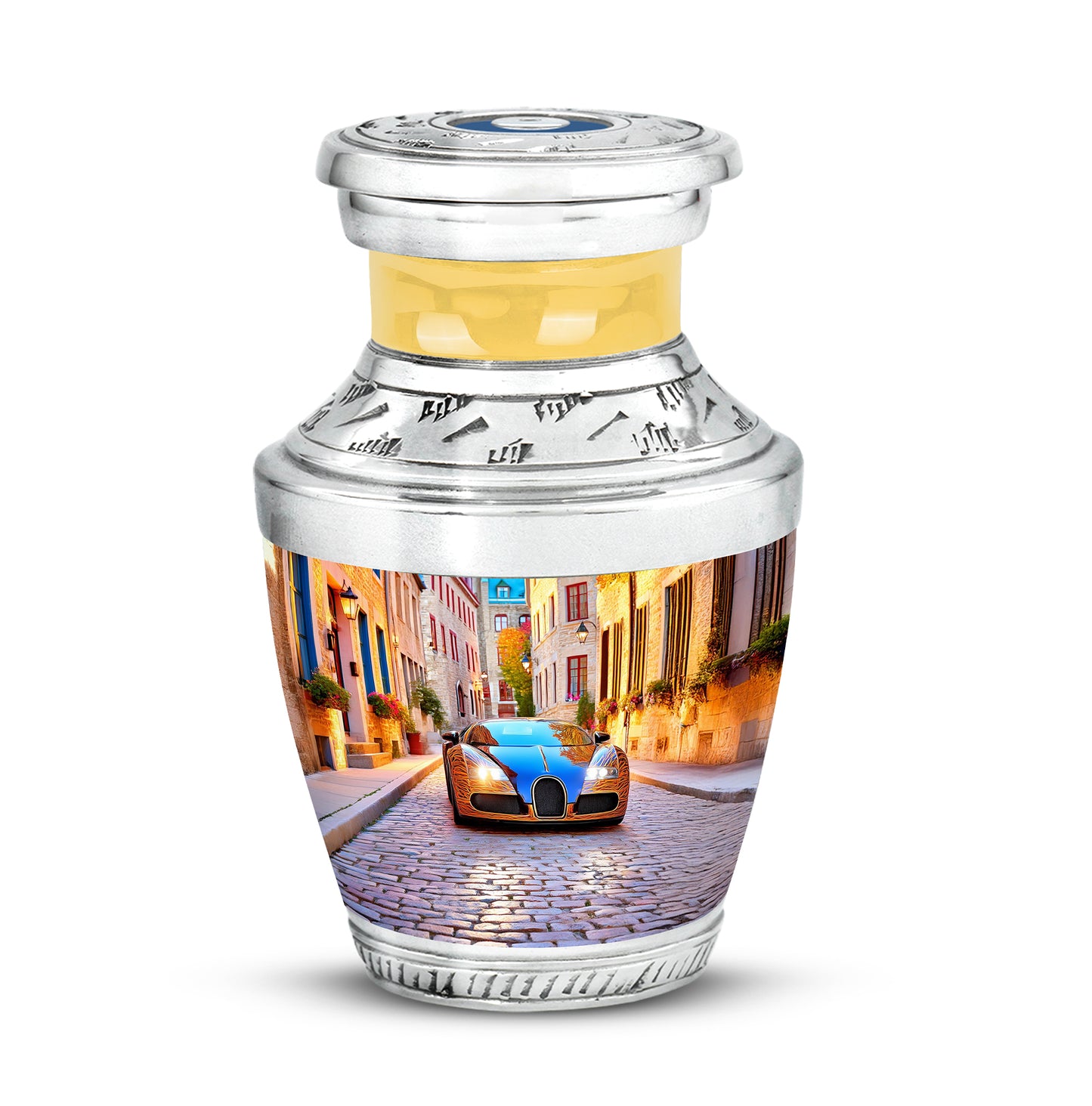 Radiant Car Memorial Cremation Urns - Blue - Yatskia