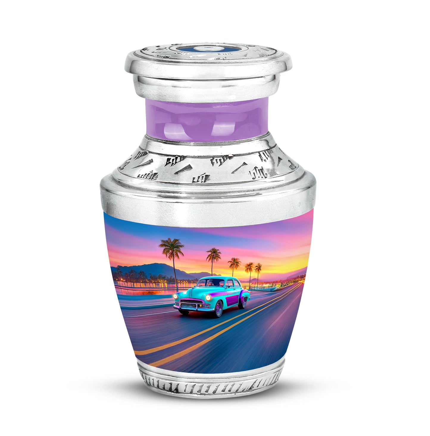 Personalized Car Cremation Urns - Tranquil Blue - Yatskia
