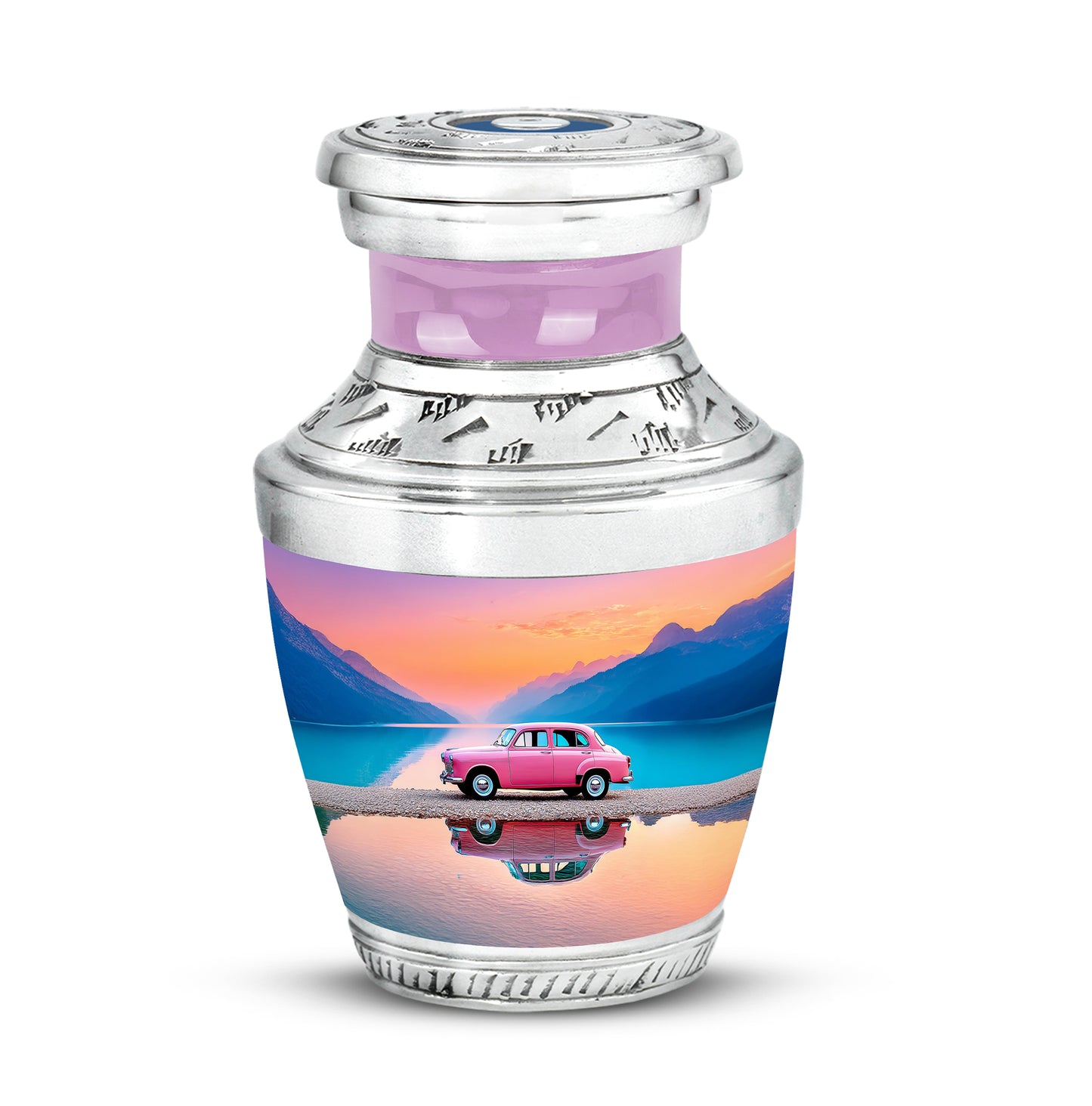 Personalized Red Sovereign Car Cremation Urns for Human Ashes - Yatskia