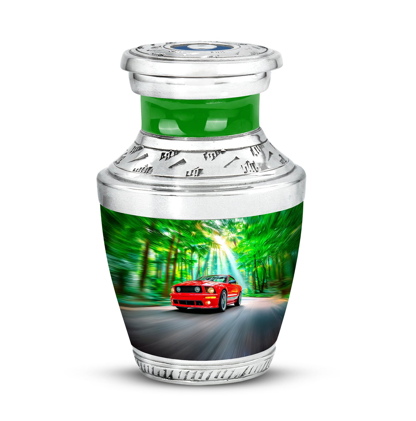 Ethereal Car Memorial Cremation Urns - Green - Yatskia