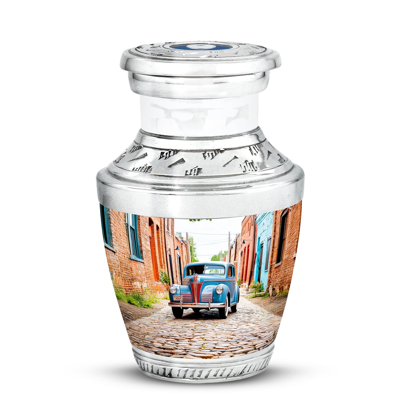 Personalized Silver Car Cremation Urns for Ashes - Captivating - Yatskia