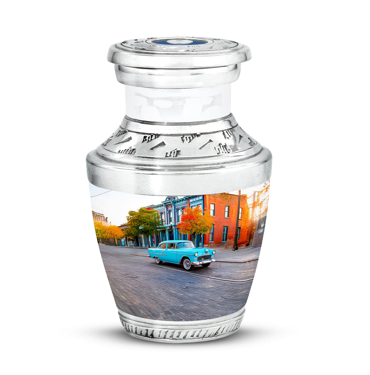 Inspiring Silver Car Farewell Urn for Human Ashes - Yatskia