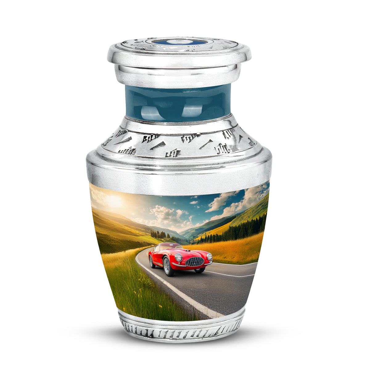 Blue Car Cremation Urns - Imperial Haven - Yatskia