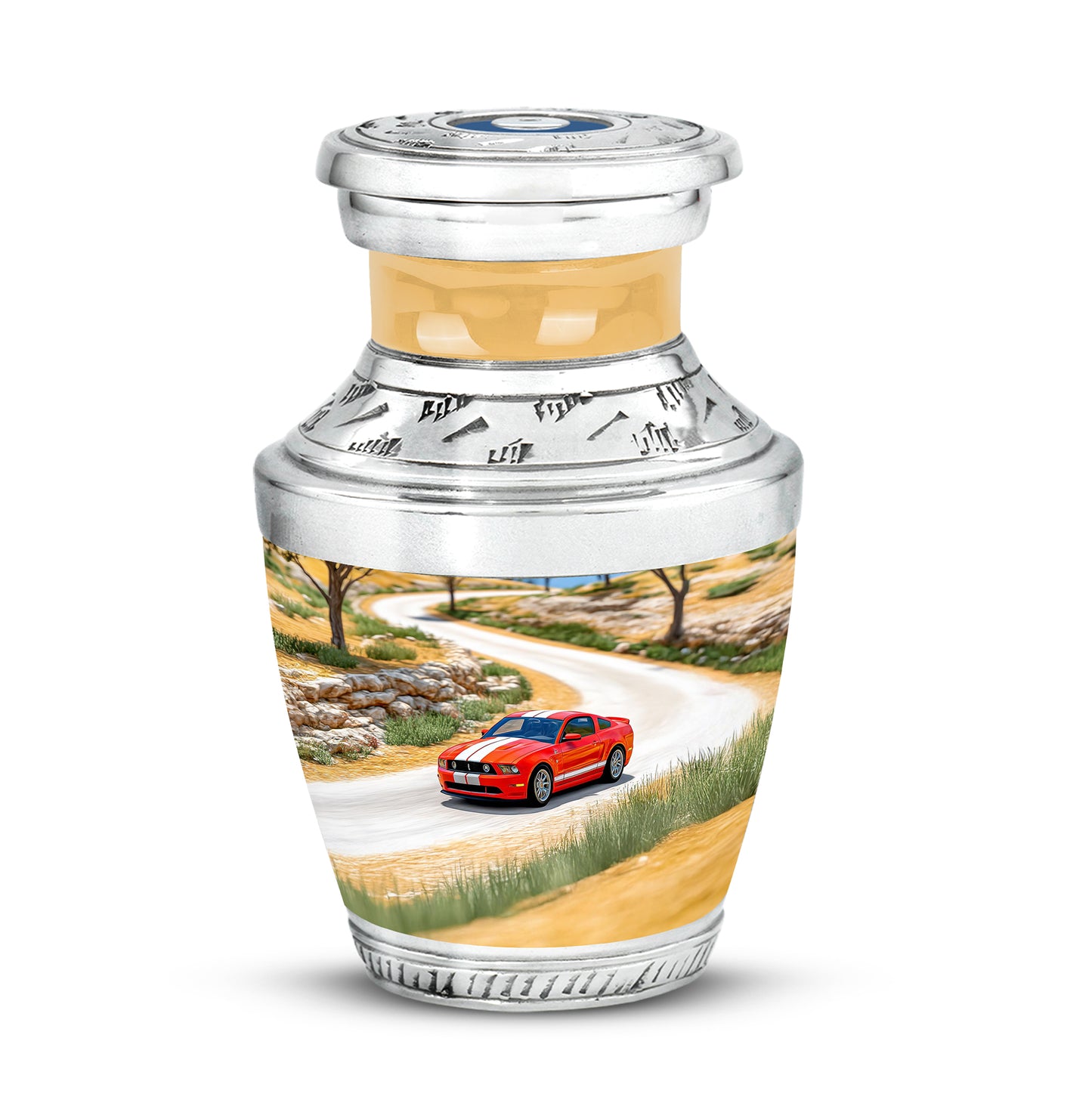 Gold Car Heritage Cremation Urns for Human Ashes - Yatskia