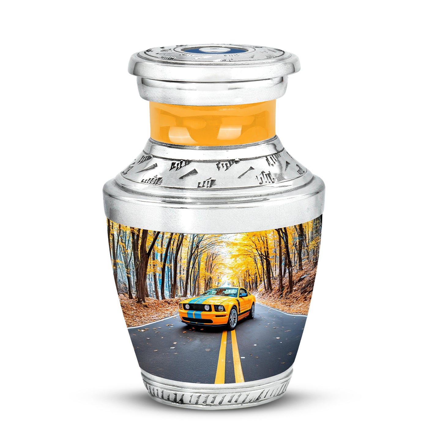 Personalized Car Cremation Urns - Pristine Blue - Yatskia