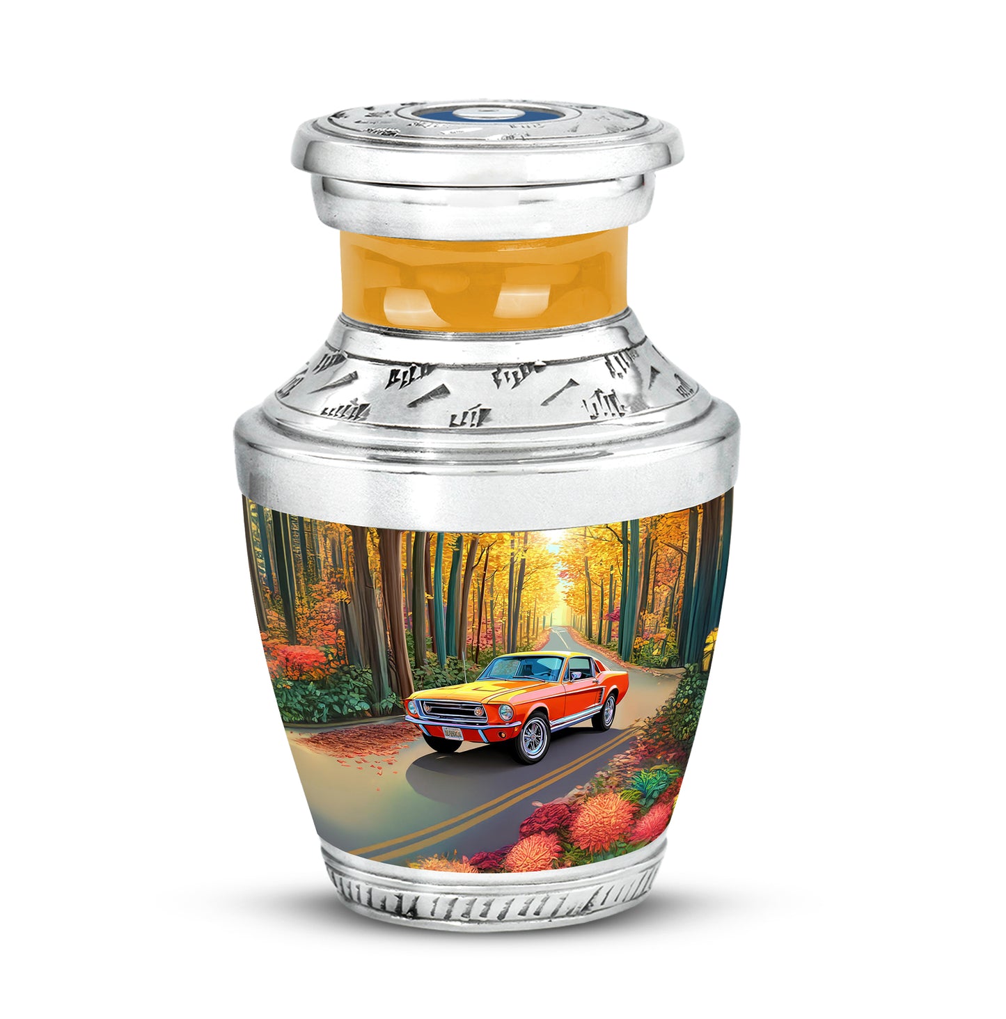 Divine Gold Car Cremation Urn for Ashes - Yatskia