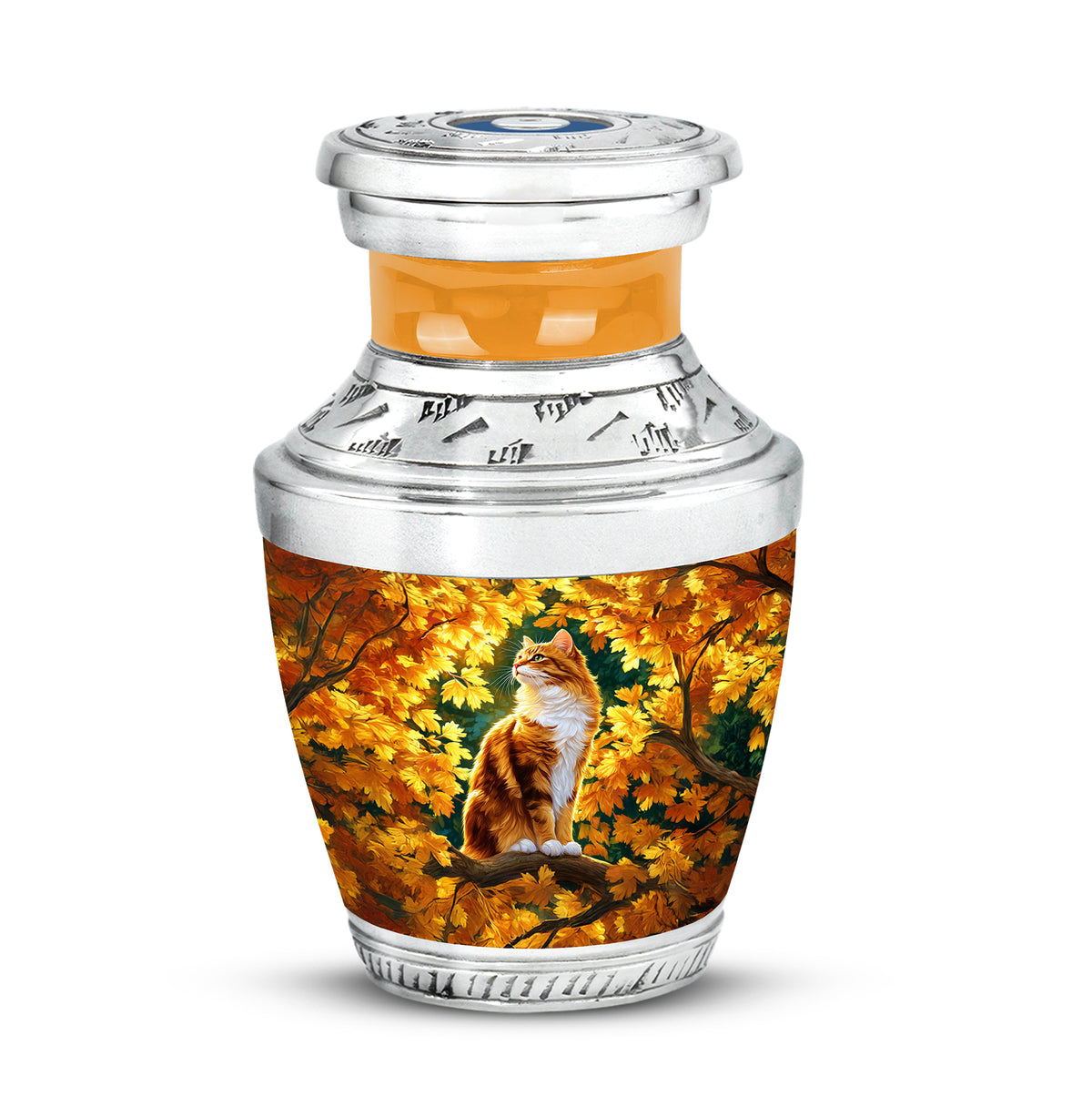 Gold Cat Cremation Urns - Opulent Testament - Yatskia