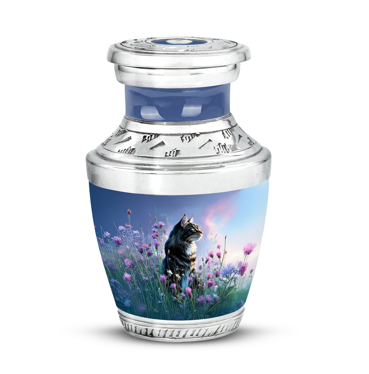 Blue Cat Cremation Urns - Glorious Sanctuary - Yatskia