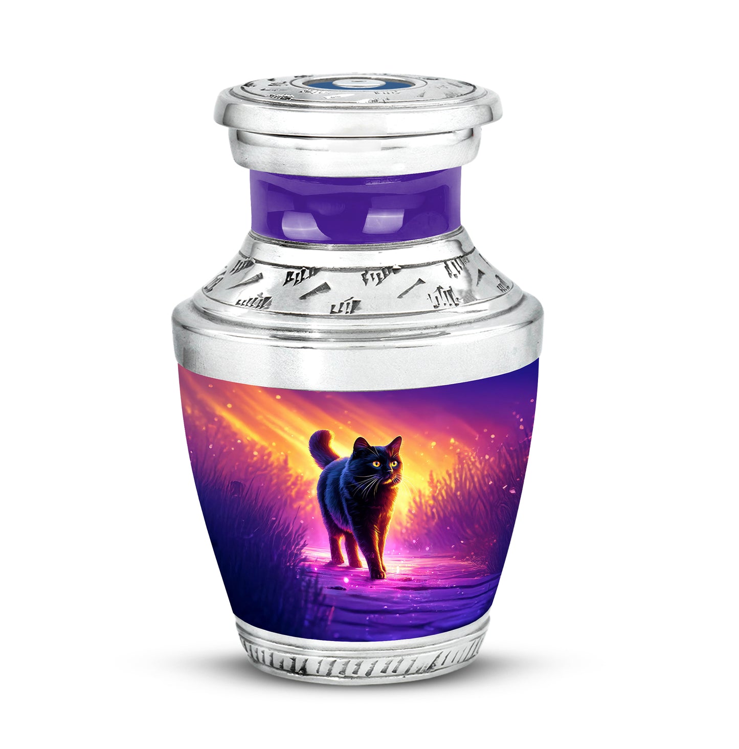 Pink Stately Cat Cremation Urns for Human Ashes - Yatskia