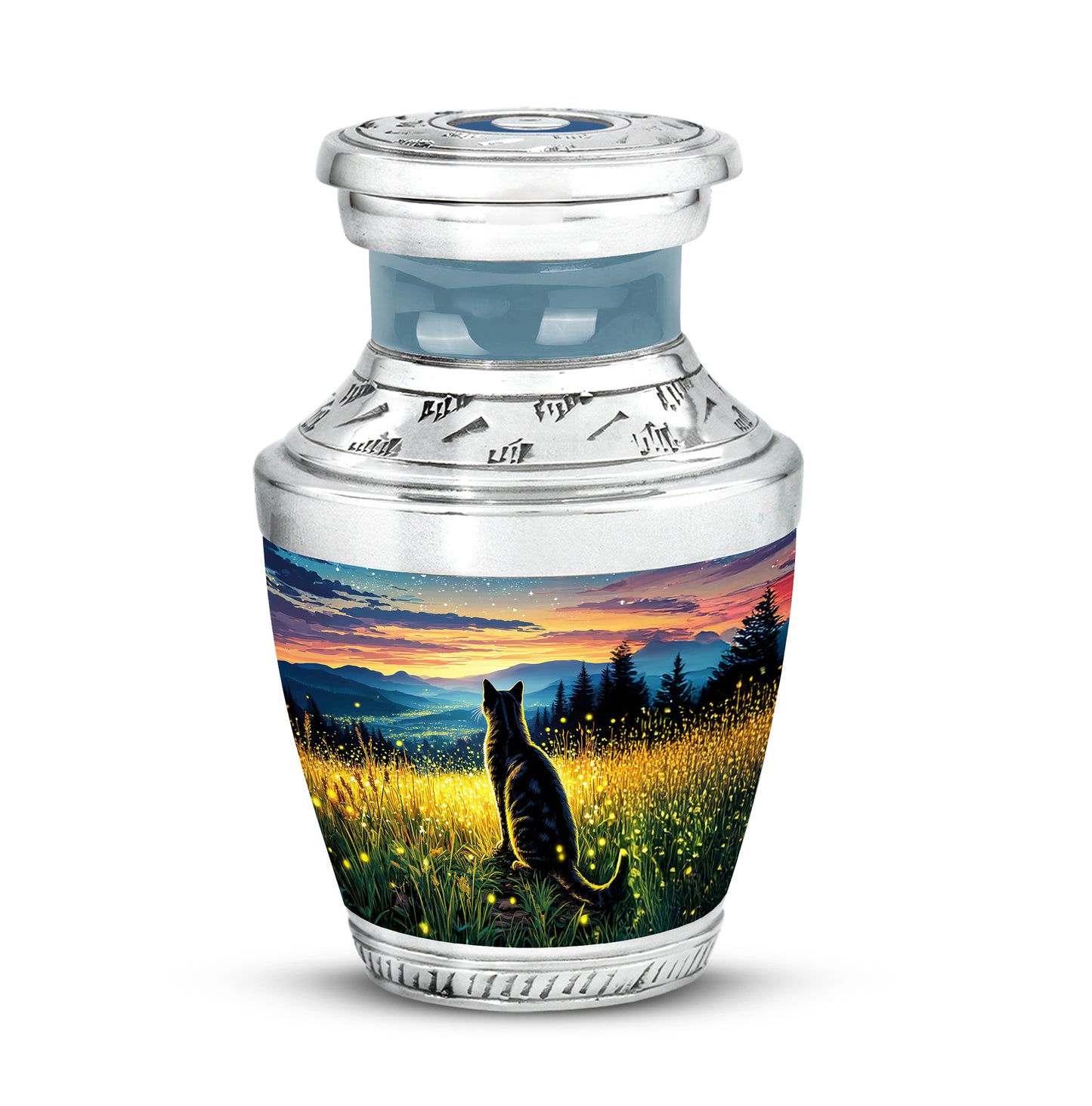 Gold Beloved Cat Cremation Urns for Human Ashes - Yatskia