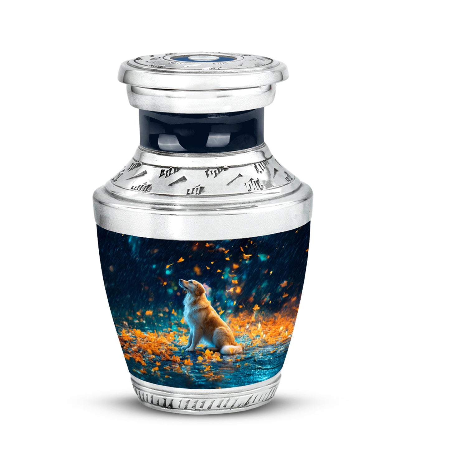Blue Dog Cremation Urns - Imperial Guardian 10-inch, 200 cu in - Yatskia