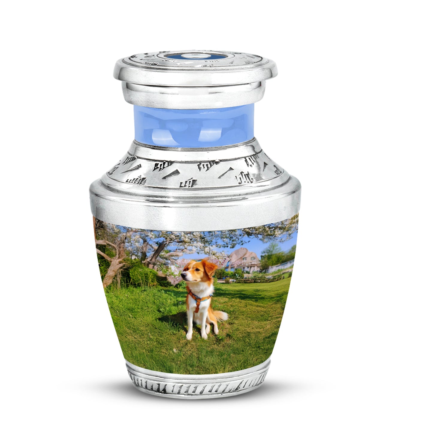 Blue Dog Cremation Urns - Imperial Blessing 10-inch, 200 cu in - Yatskia
