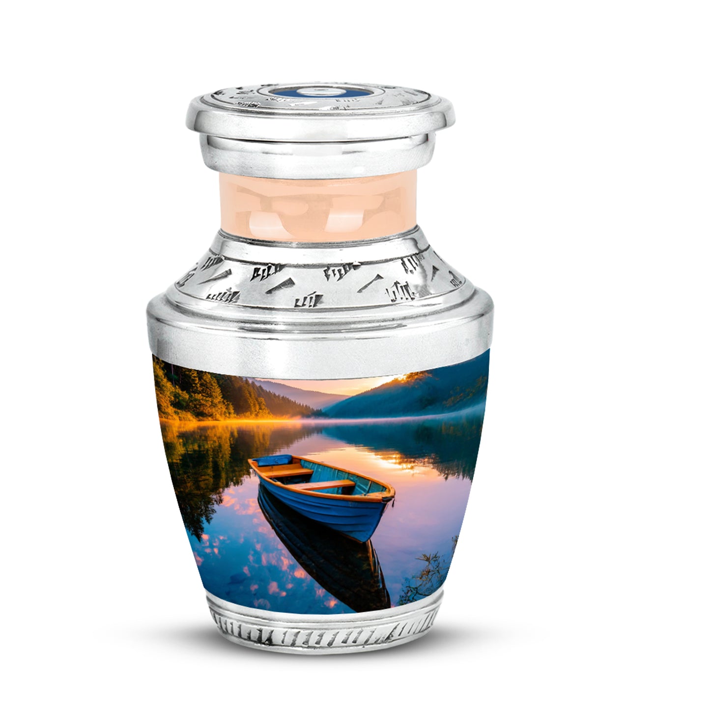 Regal Boat Memorial Cremation Urns - Teal 10-inch, 200 cu in - Yatskia