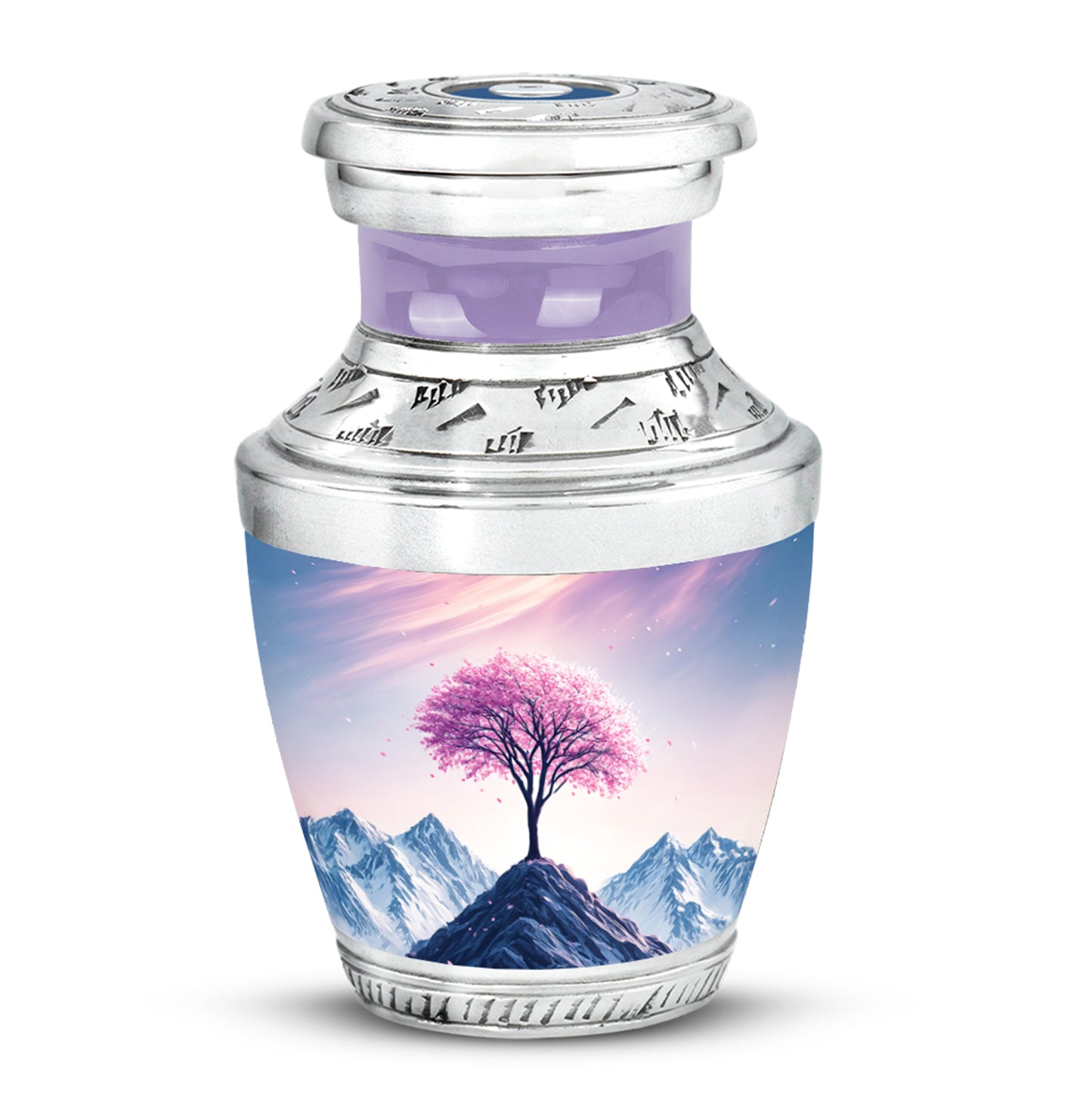 Pink Breathtaking Cherry Blossom Memorial Urn for Ashes - Yatskia