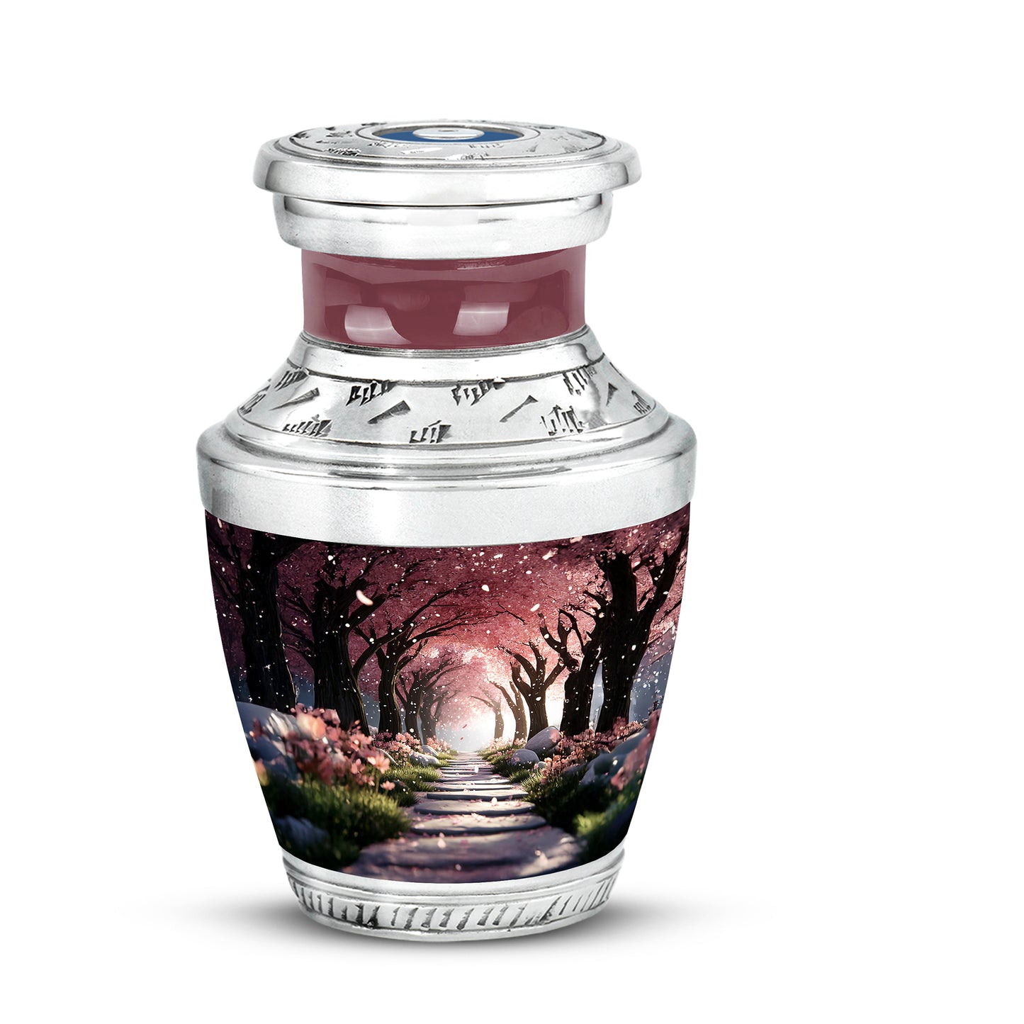 Ethereal Cherry Blossom Memorial Cremation Urns - Red - Yatskia