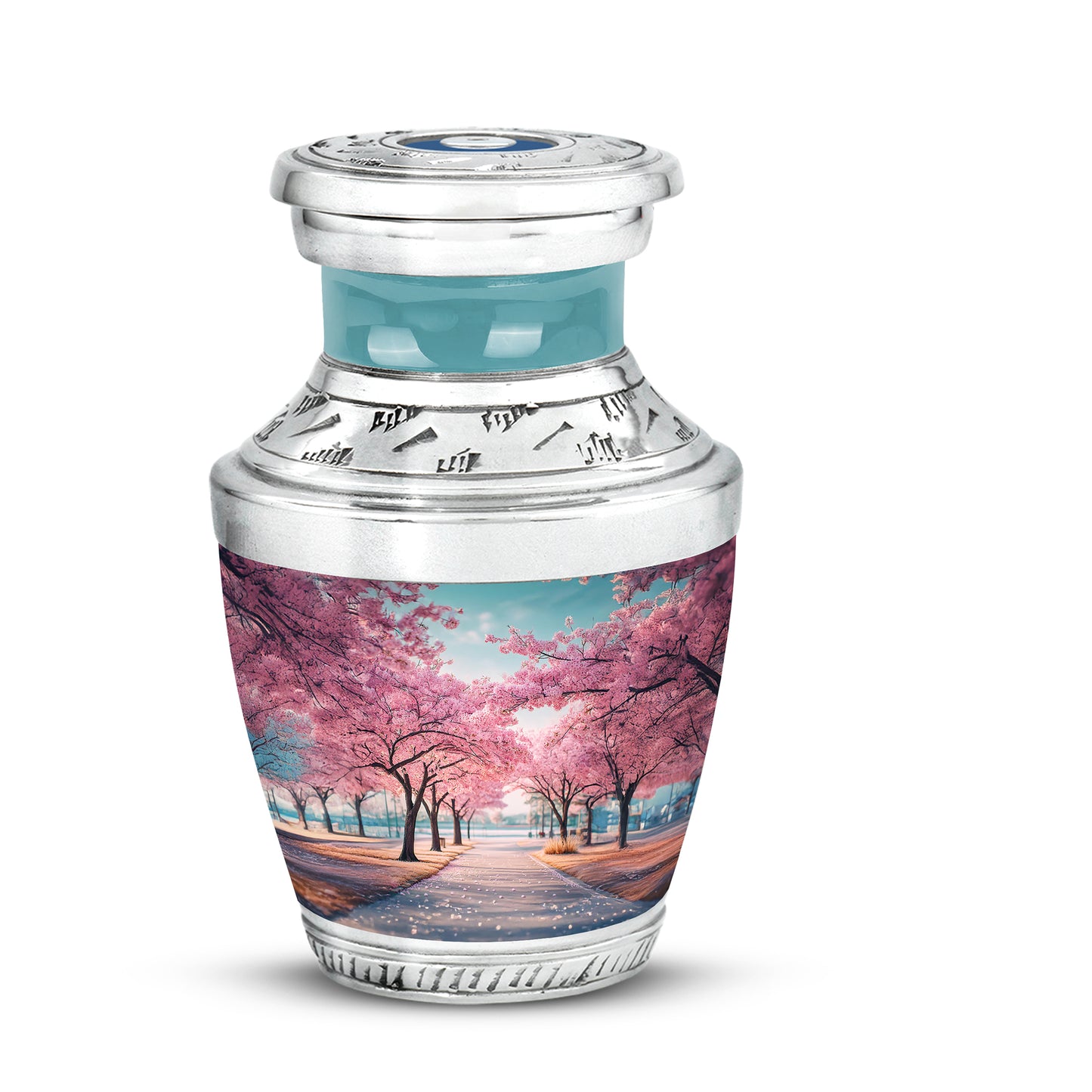 Personalized Pink Cherry Blossom Cremation Urns for Ashes - Enchanting - Yatskia