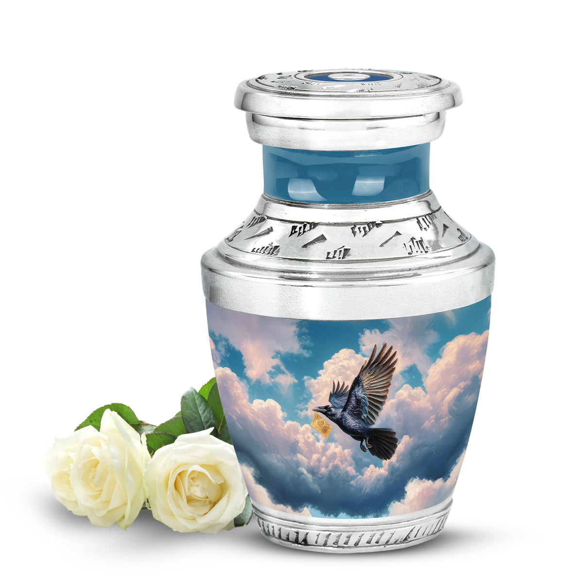 Blue Crow Cremation Urns - Glorious Heritage - Yatskia