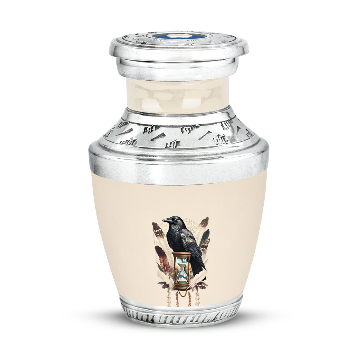 White Crow Cremation Urns - Opulent Dedication - Yatskia