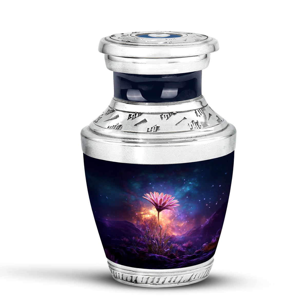 Remarkable Daisy Memorial Cremation Urns - Blue - Yatskia