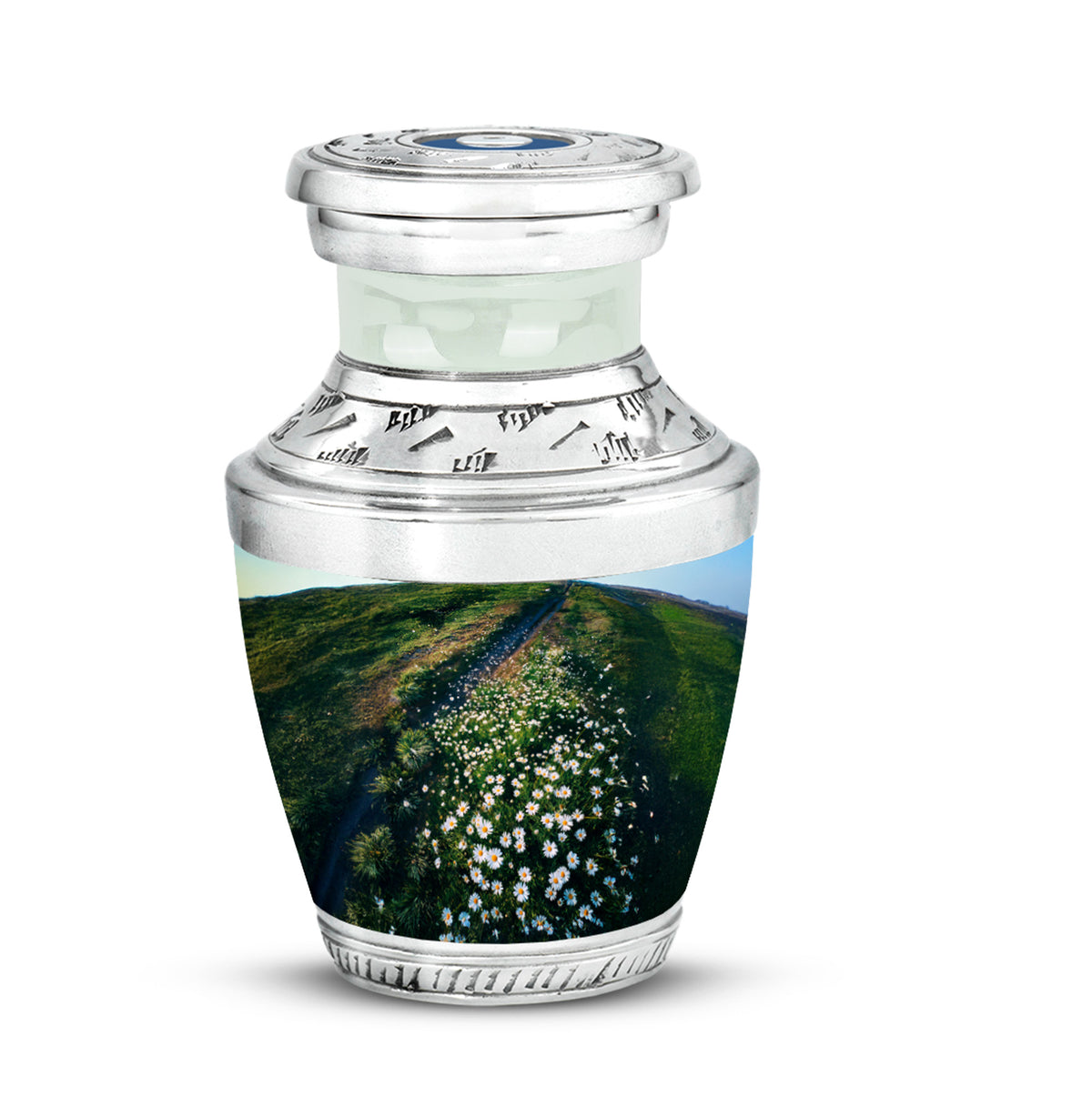 Personalized Green Daisy Cremation Urns for Ashes - Captivating - Yatskia