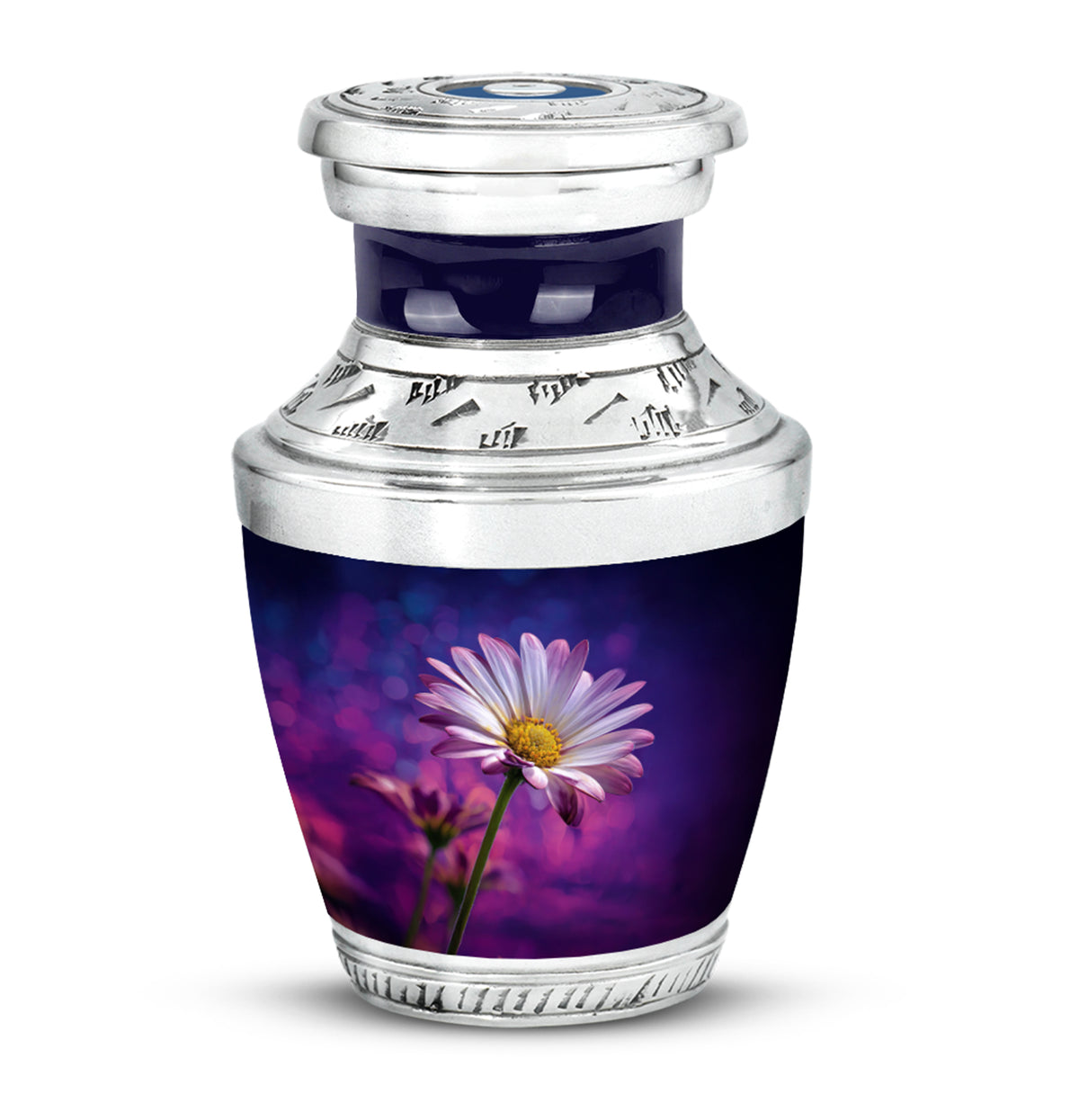 Blue Daisy Cremation Urns - Imperial Solace - Yatskia