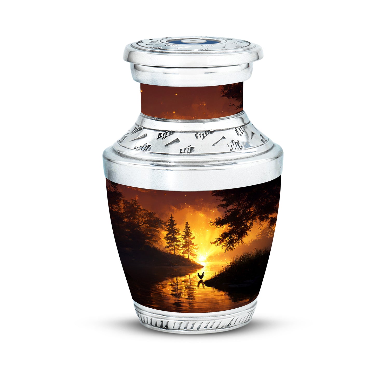 Personalized Hen Cremation Urns - Eminent Red 10-inch, 200 cu in - Yatskia