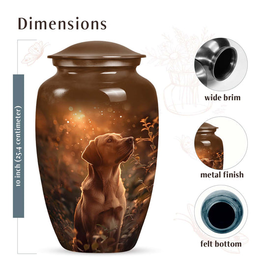 Labrador Retriever Cremation Urn For Ashes - Premium Memorial Urn for Pet