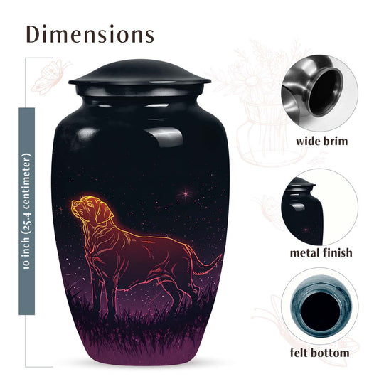 Rottweiler Dog Cremation Urn for Ashes – Starry Night Design