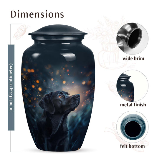 Labrador Retriever Urn - Handcrafted Large Memorial Urn For Pets Ashes