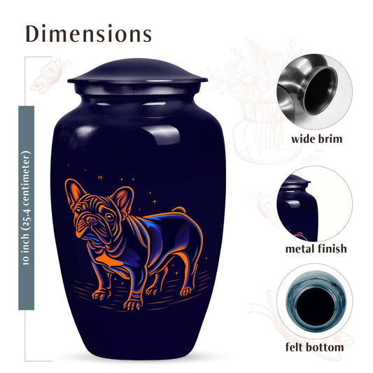 French Bulldog Cremation Urn - Premium Urns For Pets Ashes
