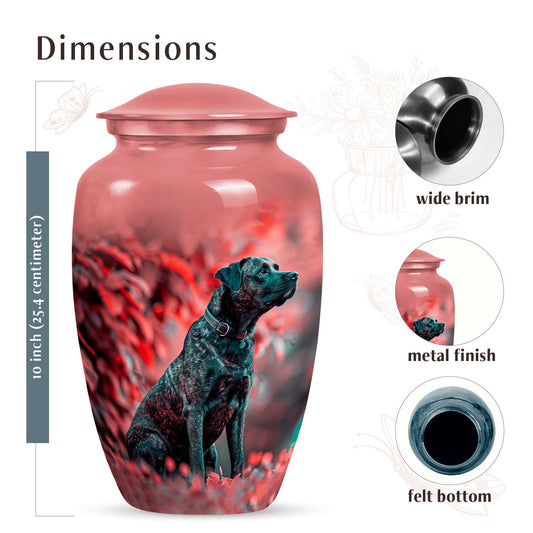 Brindle Dog Cremation Urn for Ashes – Memorial for Dog Lovers